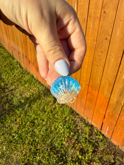 Beach Shell Keychain